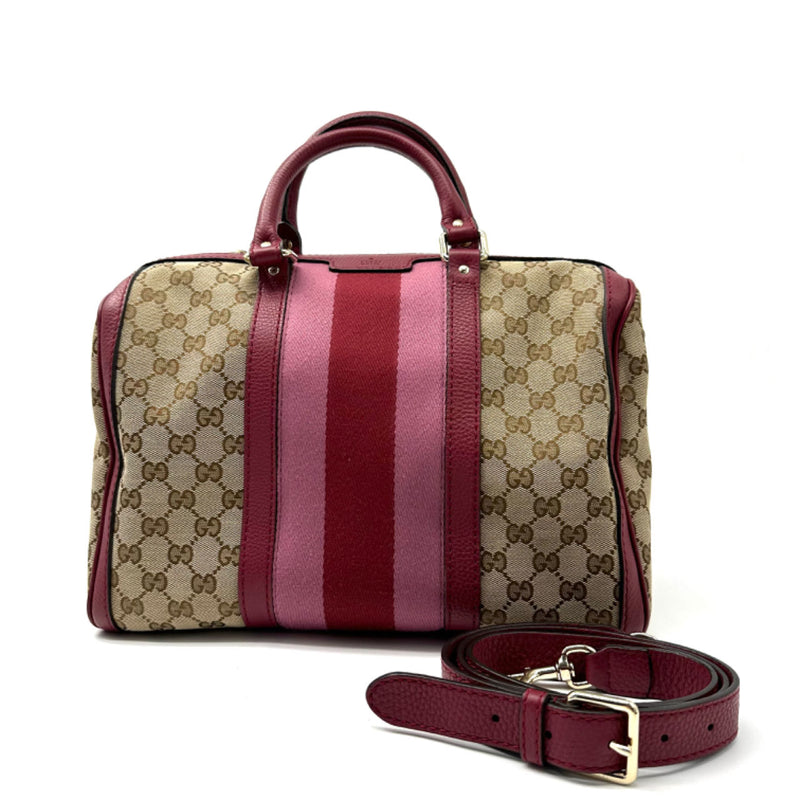 GUCCI Boston Leather Satchel