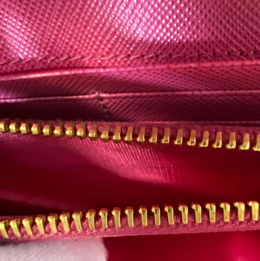 Saffiano Fiocco Continental Bow Wallet Peonia