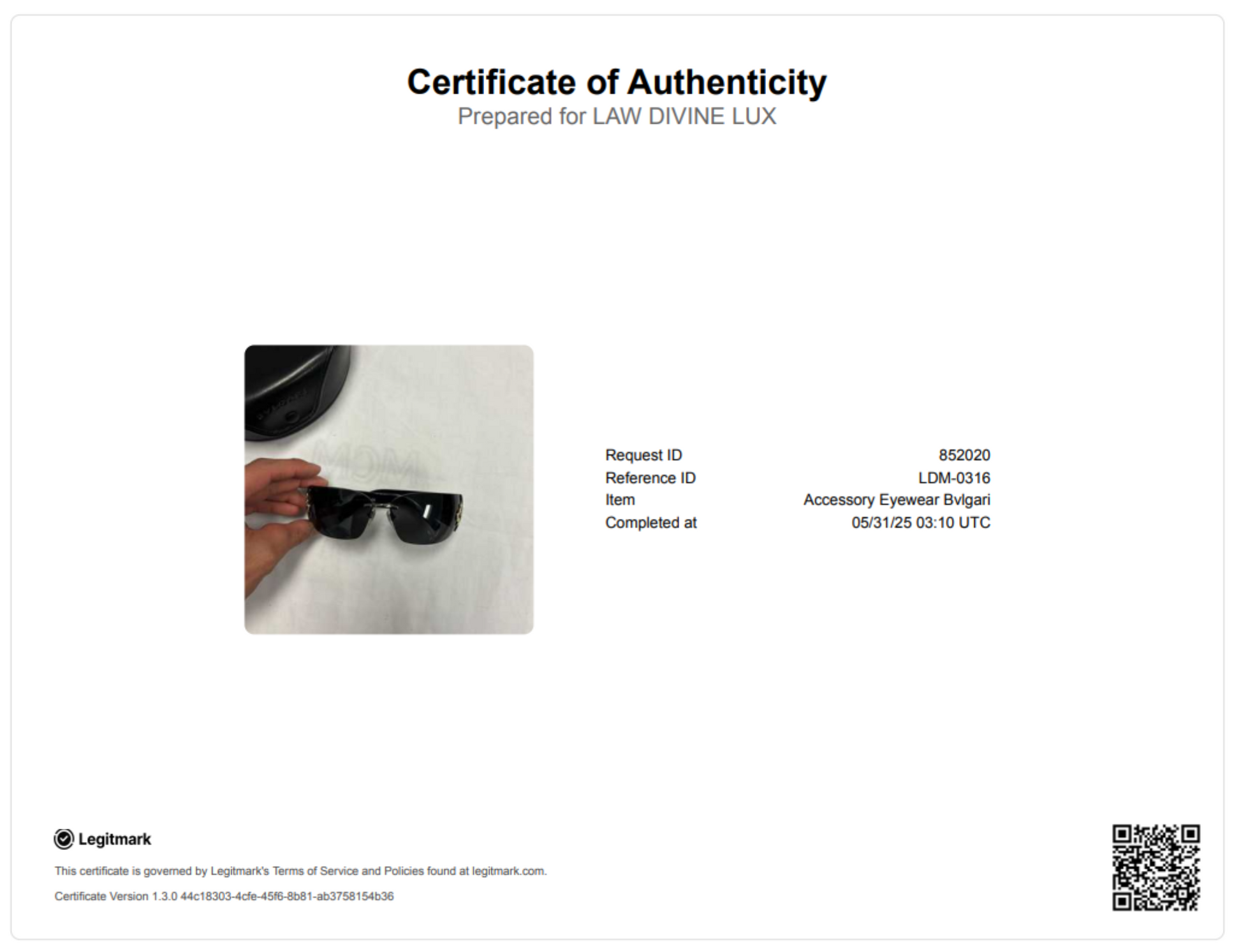 Bvlgari Sunglasses