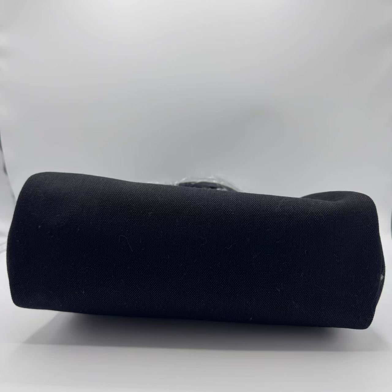 Hermès- Military Toile Vache Hunter Herbag Zip  PM Bleu Marine Black