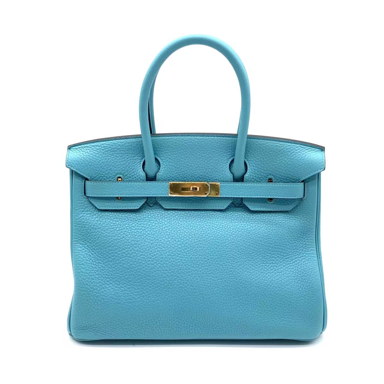 Birkin 30 Togo Blue Saint Clemence