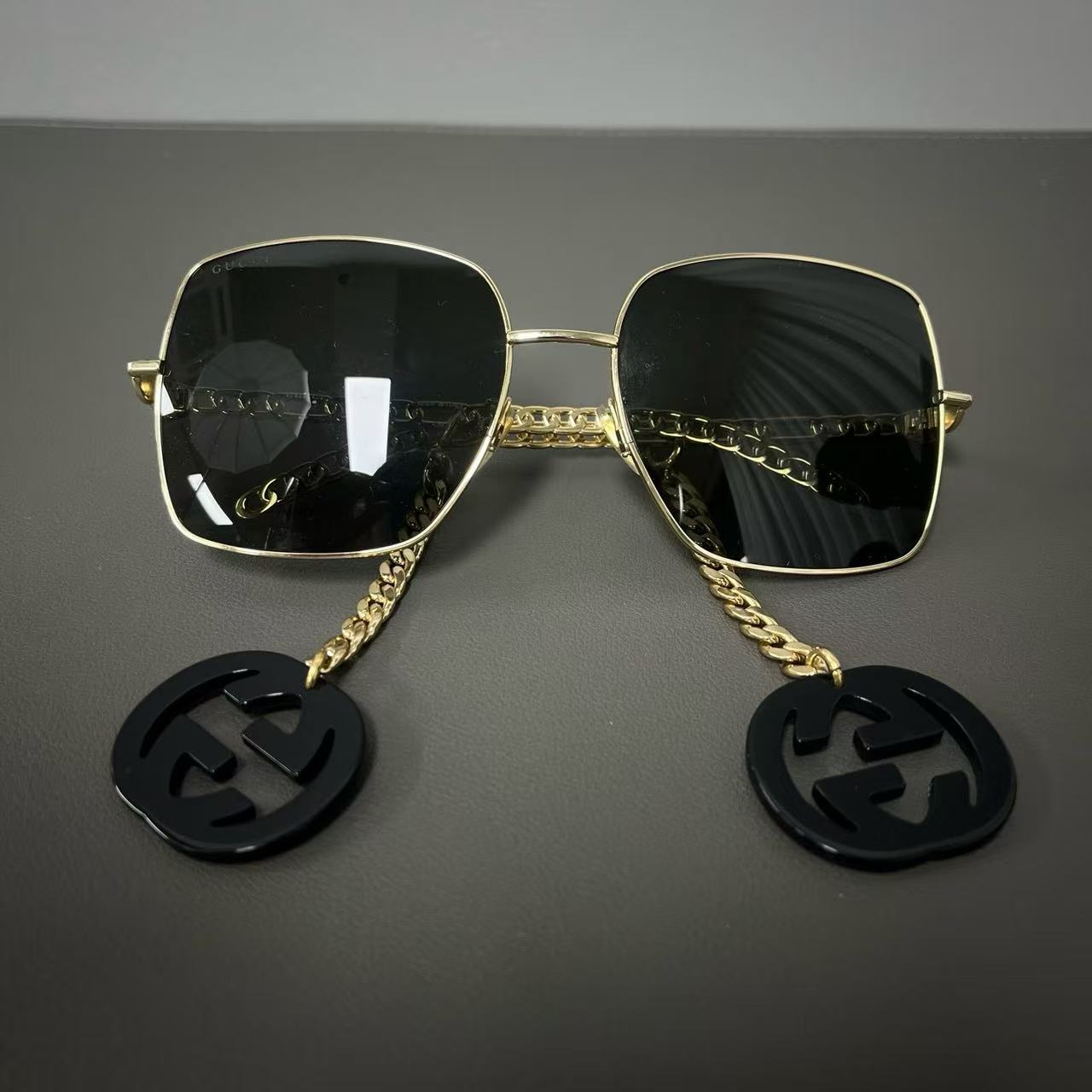 Gucci Square Frame Oversized Sunglasses Twins LDJ3779