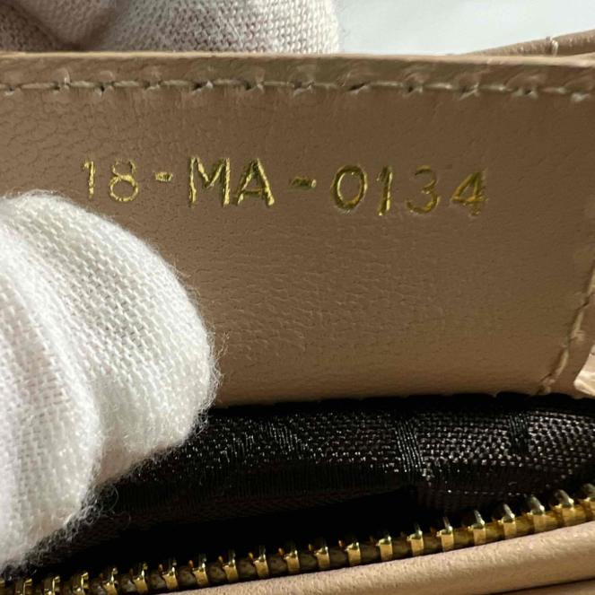 Christian Dior Lambskin Cannage Large Lady Dior Light Pink B24589