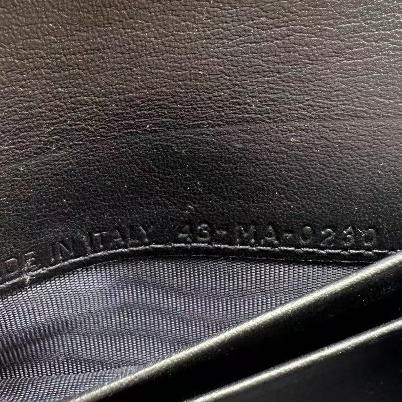 Saddle Flap Zipped Card Holder Oblique Canvas Compact Twins