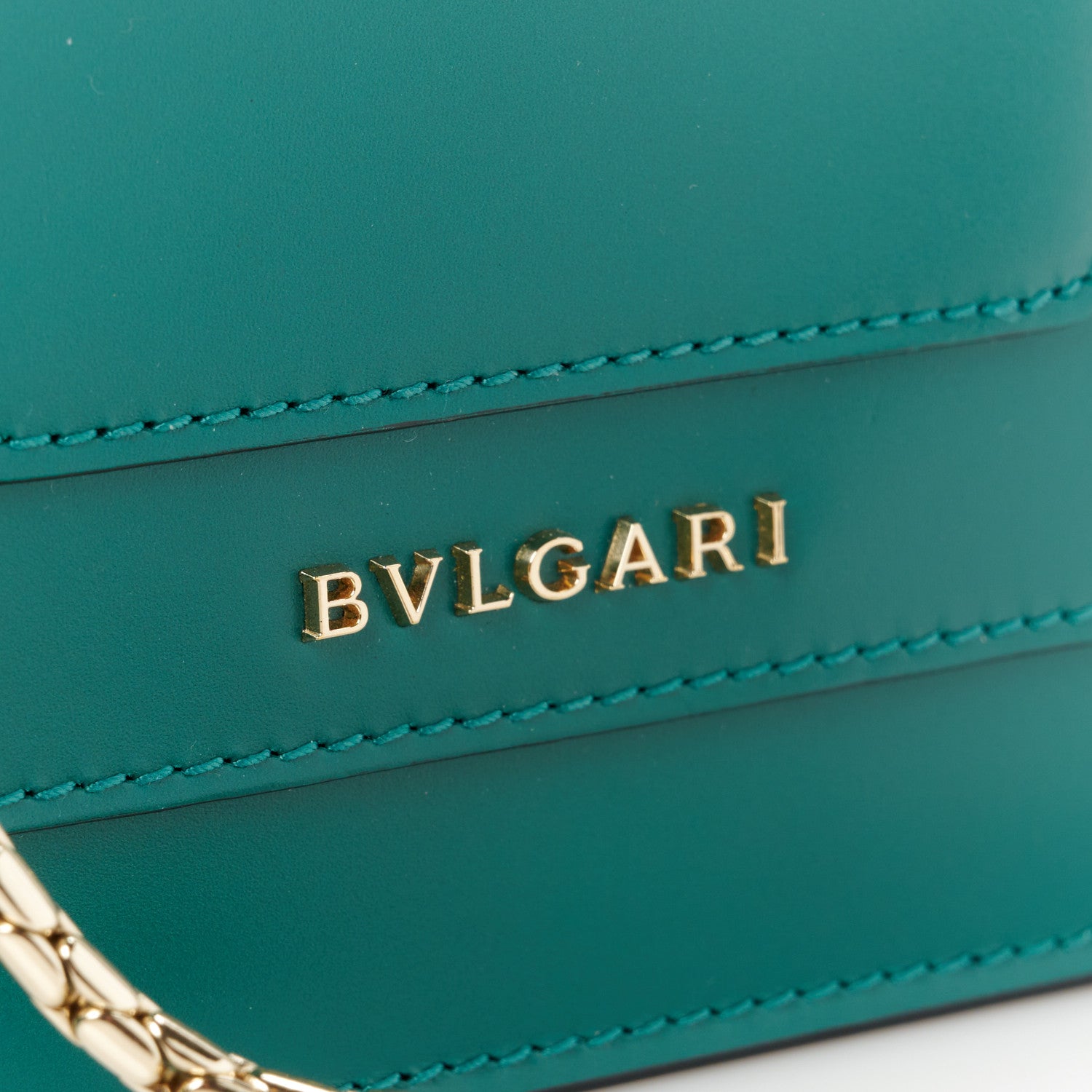 Calfskin Small Serpenti Forever Snake Strap Crossbody Bag Emerald Green - twins
