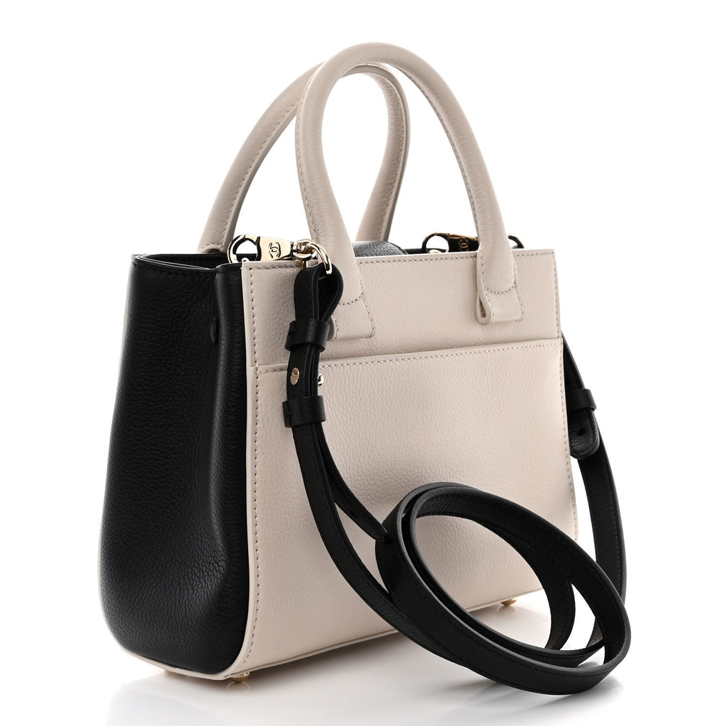Neo Executive Tote Grained Calfskin Mini Twins