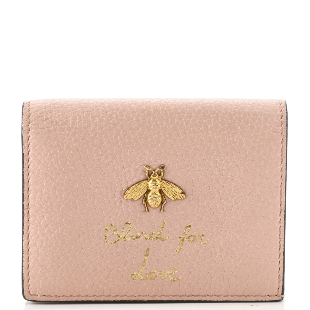 Animalier Flap Card Case Leather Wallet Twins