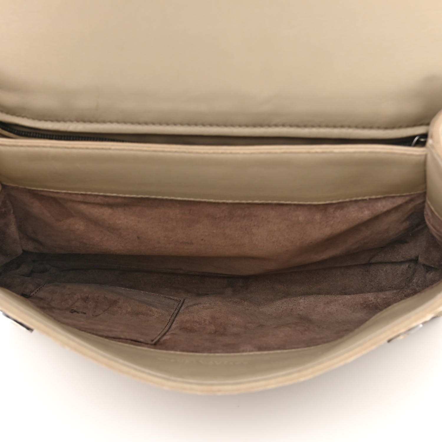 Nappa Intrecciato Olimpia Shoulder Bag Limestone Twins