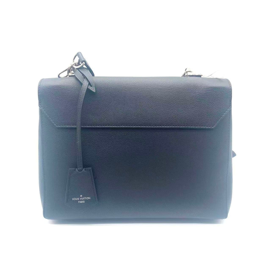 Black Calfskin Leather Lockme II Bag