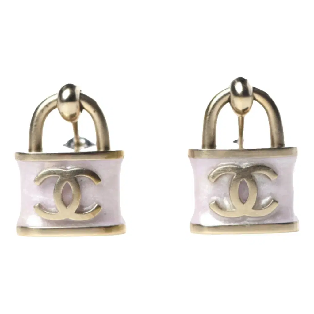 Chanel 2023 Strass CC Drop Earrings Twins LDJ5368