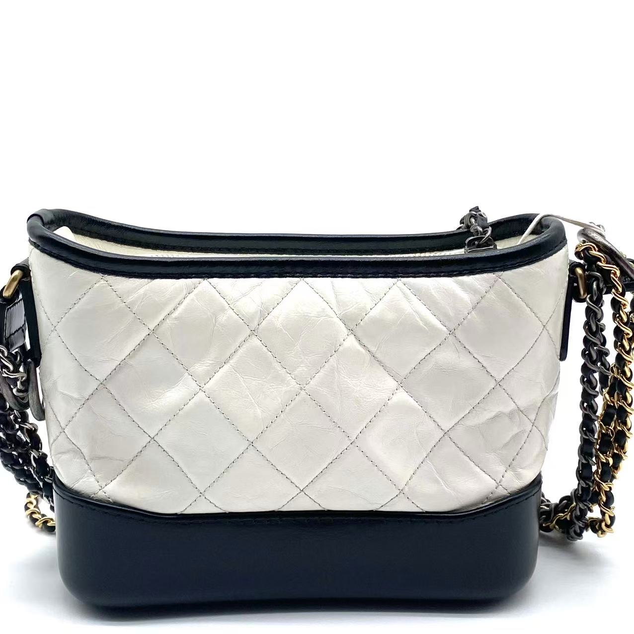 Gabrielle Hobo Quilted Aged Calfskin Small