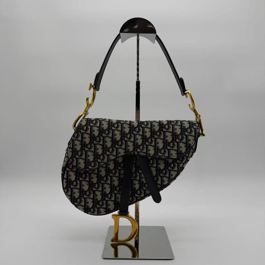 Saddle Handbag Oblique Canvas Medium
