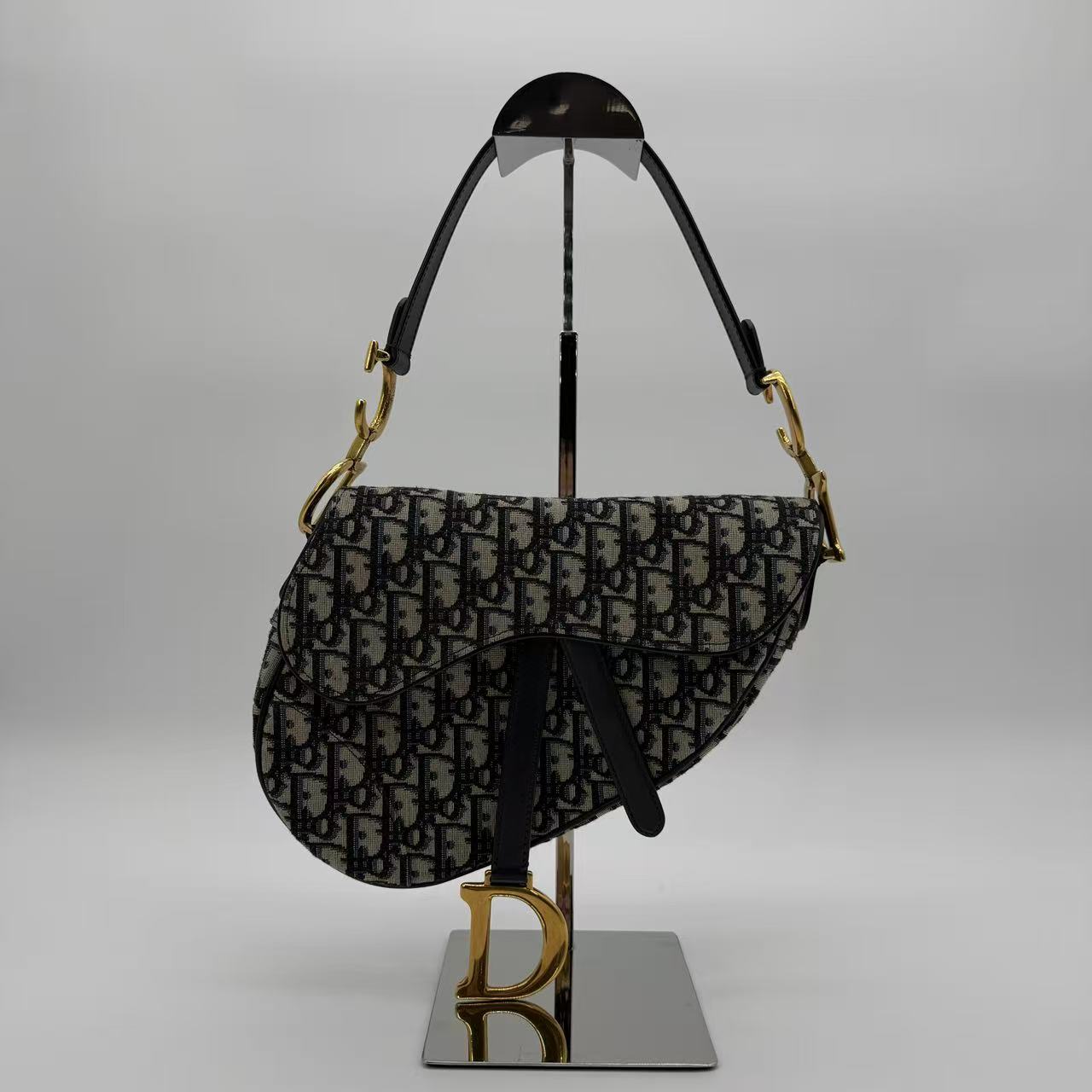 Saddle Handbag Oblique Canvas Medium