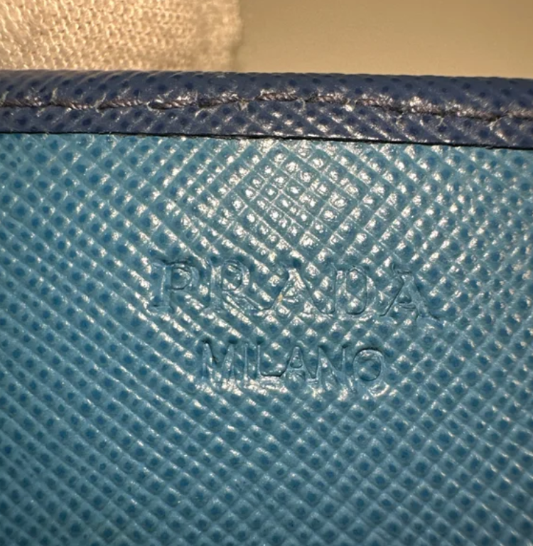 Prada Saffiano Cuir Leather Continental Wallet W23159