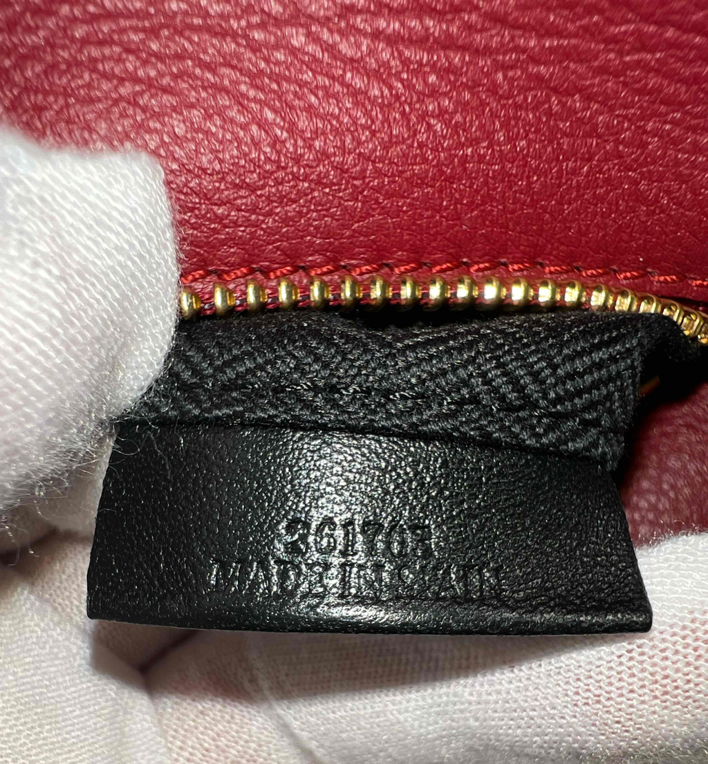 Loewe Puzzle Large Red Multitone Leather Bag B24437