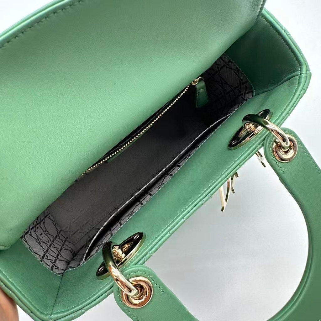 Lady Dior Bag Cannage Quilt Lambskin Medium
