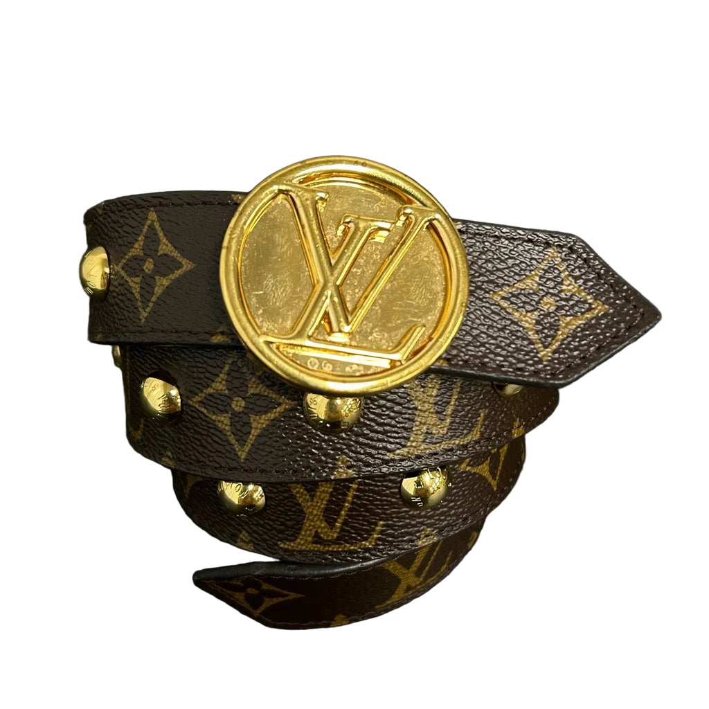 LV Circle Reversible Belt Monogram Canvas and Leather MediumTwins LDJ4335