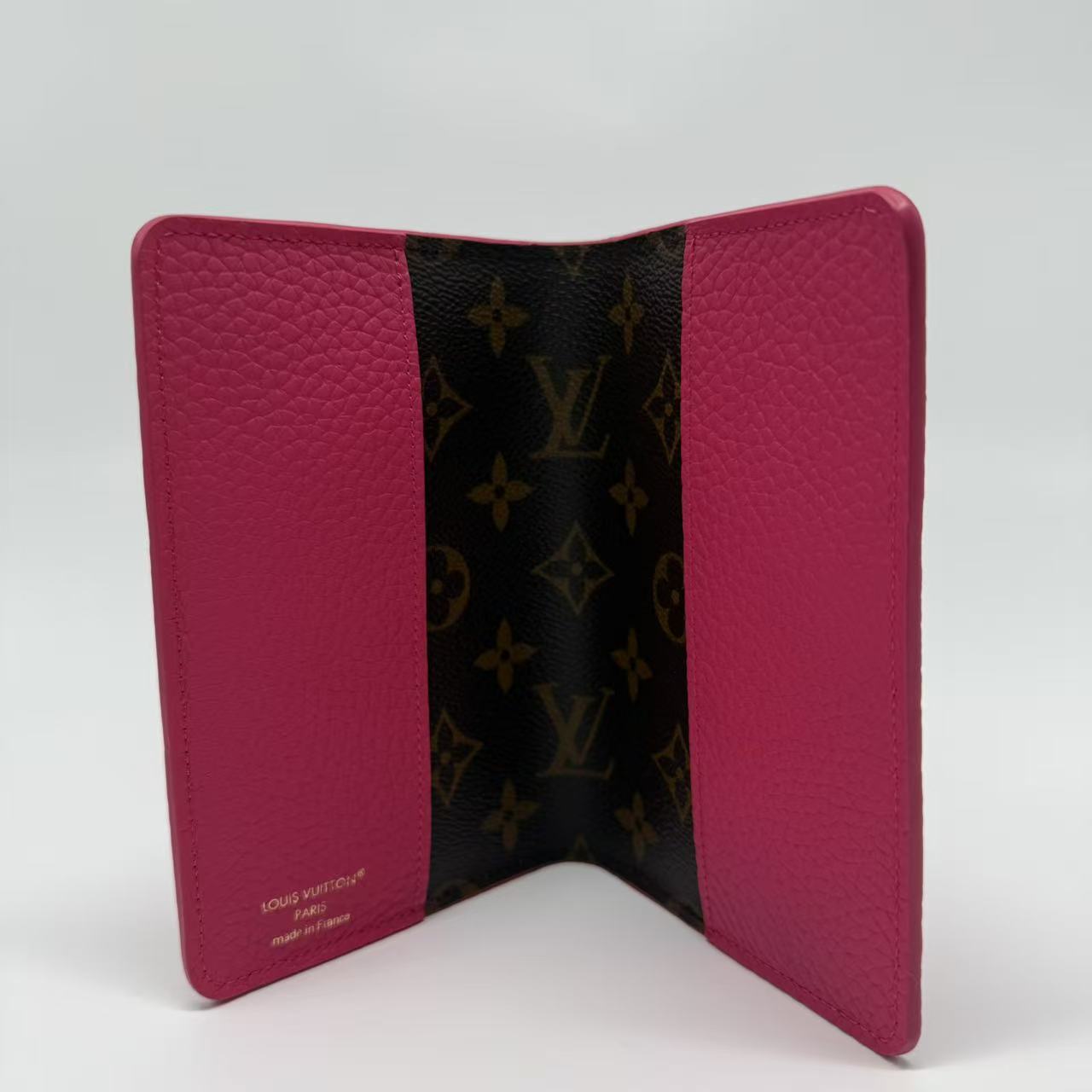 Louis Vuitton Monogram Macassar Passport Cover Twins W21740