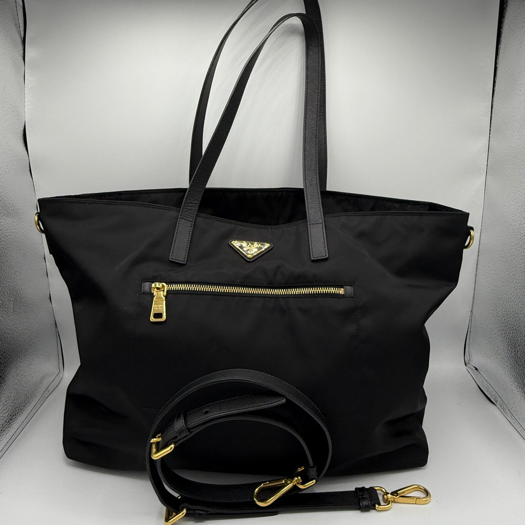 Re-Edition 1978 large Re-Nylon and Saffiano leather tote bag