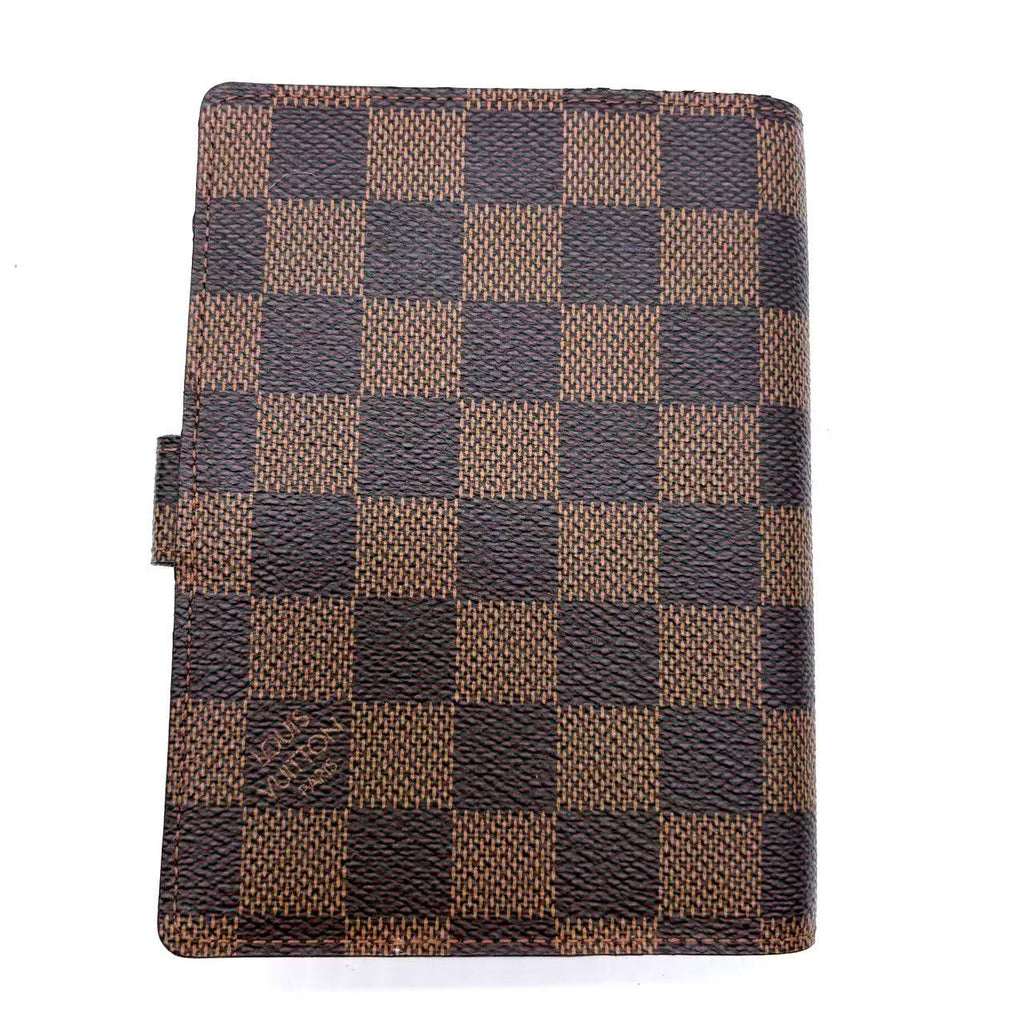 Damier Ebene Medium Ring Agenda