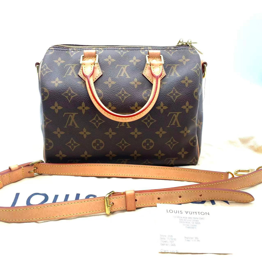 Speedy Bandoulière 25 with straps
