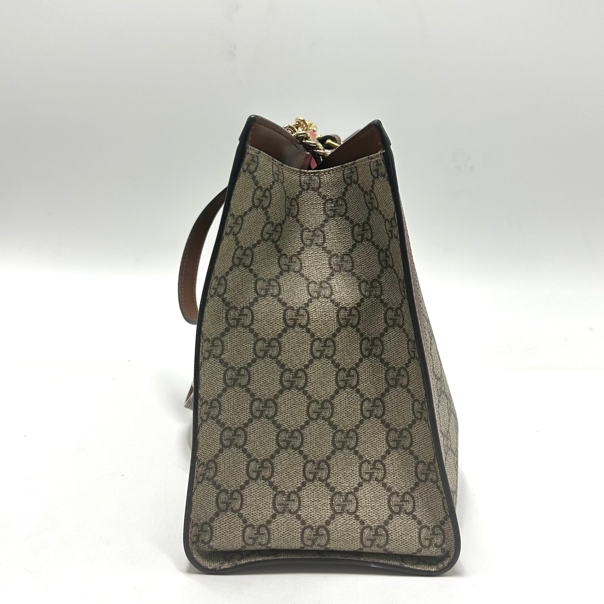 Padlock Chain Tote Guccissima Leather Medium twins