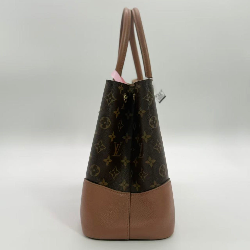 Flandrin Handbag Monogram Canvas and Leather twins