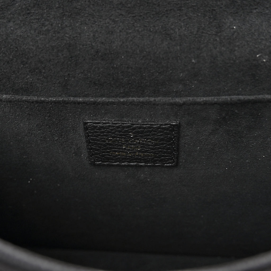 Grained Calfskin Lockme Chain Bag PM Black twins