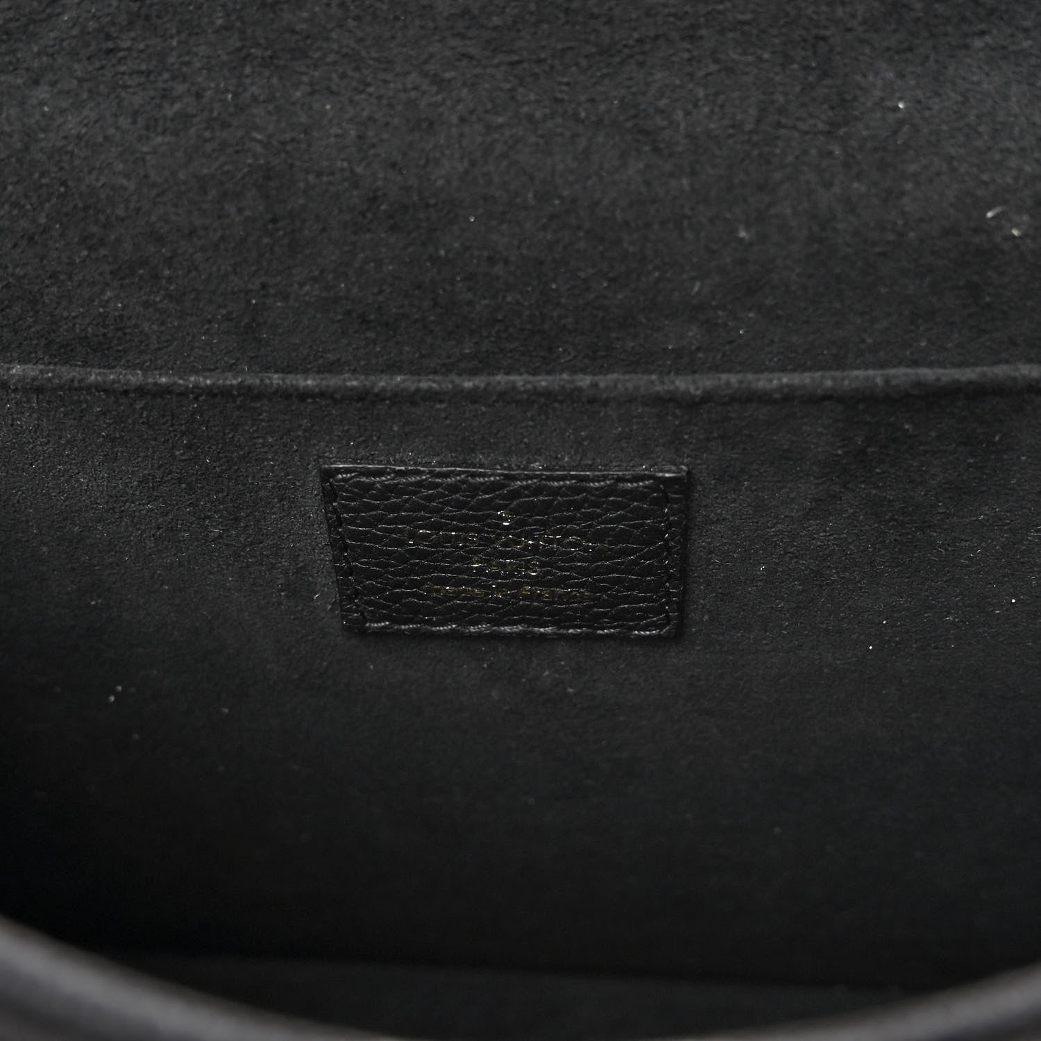 Grained Calfskin Lockme Chain Bag PM Black twins