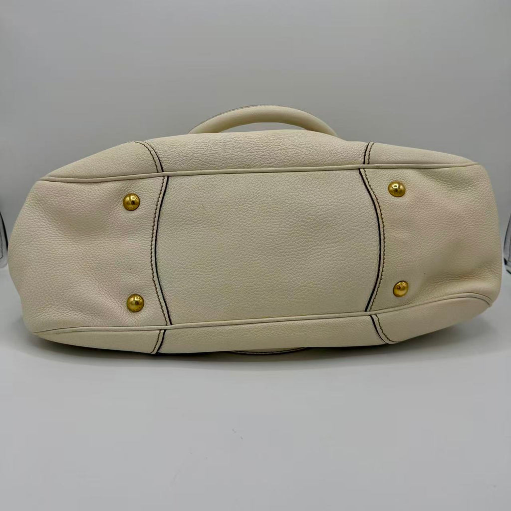  Vitello Daino Leather Shoulder Bags Frame Satchel
