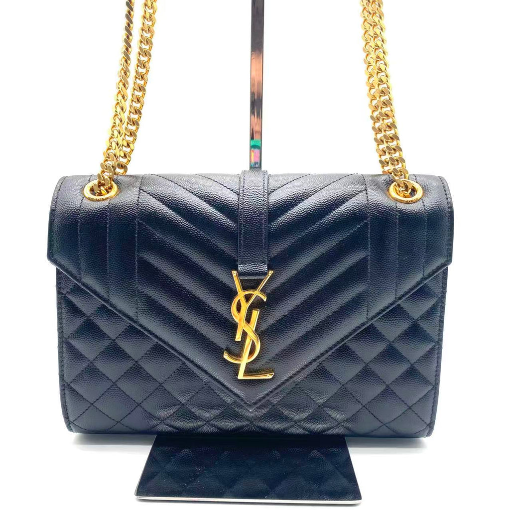Envelope Medium Chain Bag in Mix Matelassé