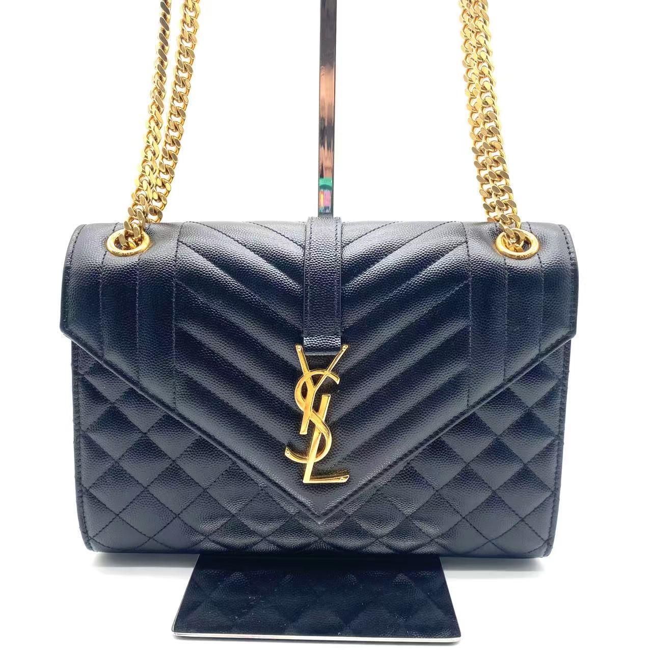Envelope Medium Chain Bag in Mix Matelassé