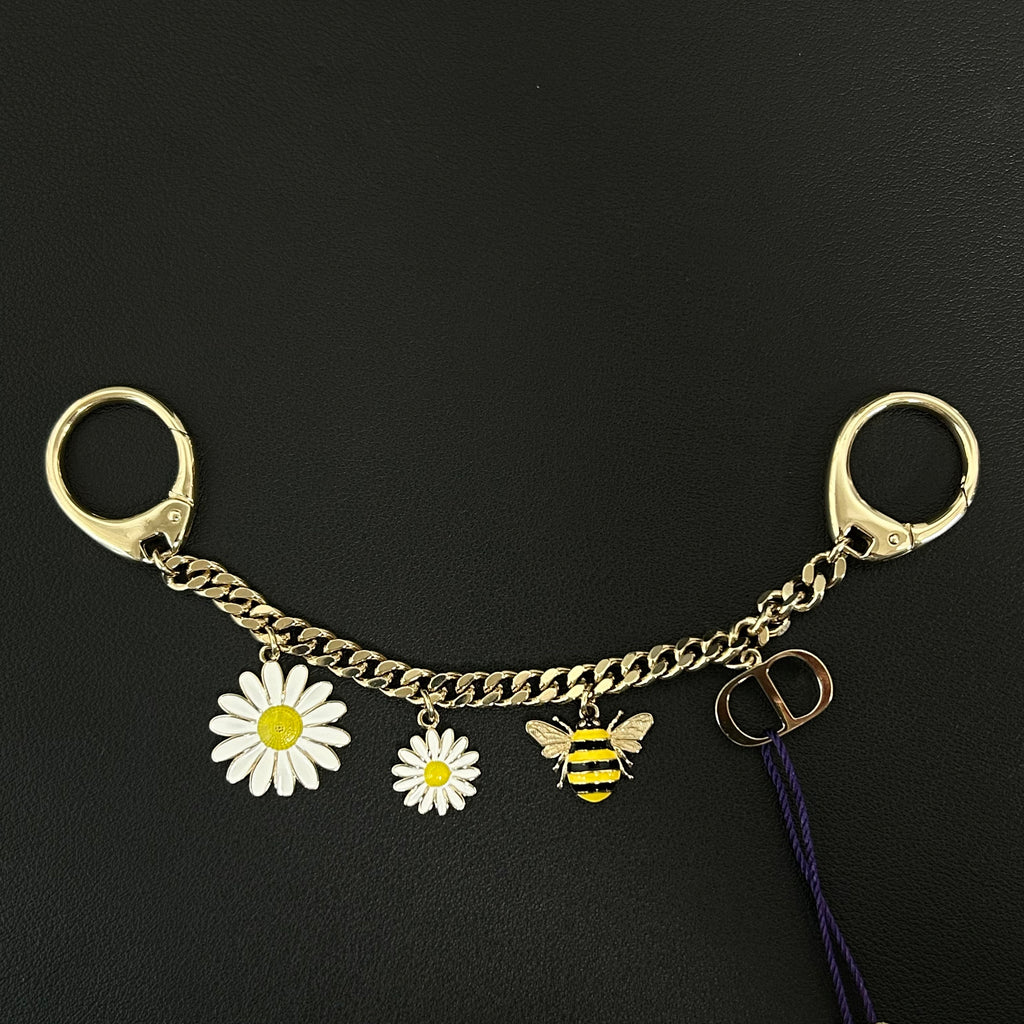 Dior Daisy Bag Charm Gold Twins LDJ3799