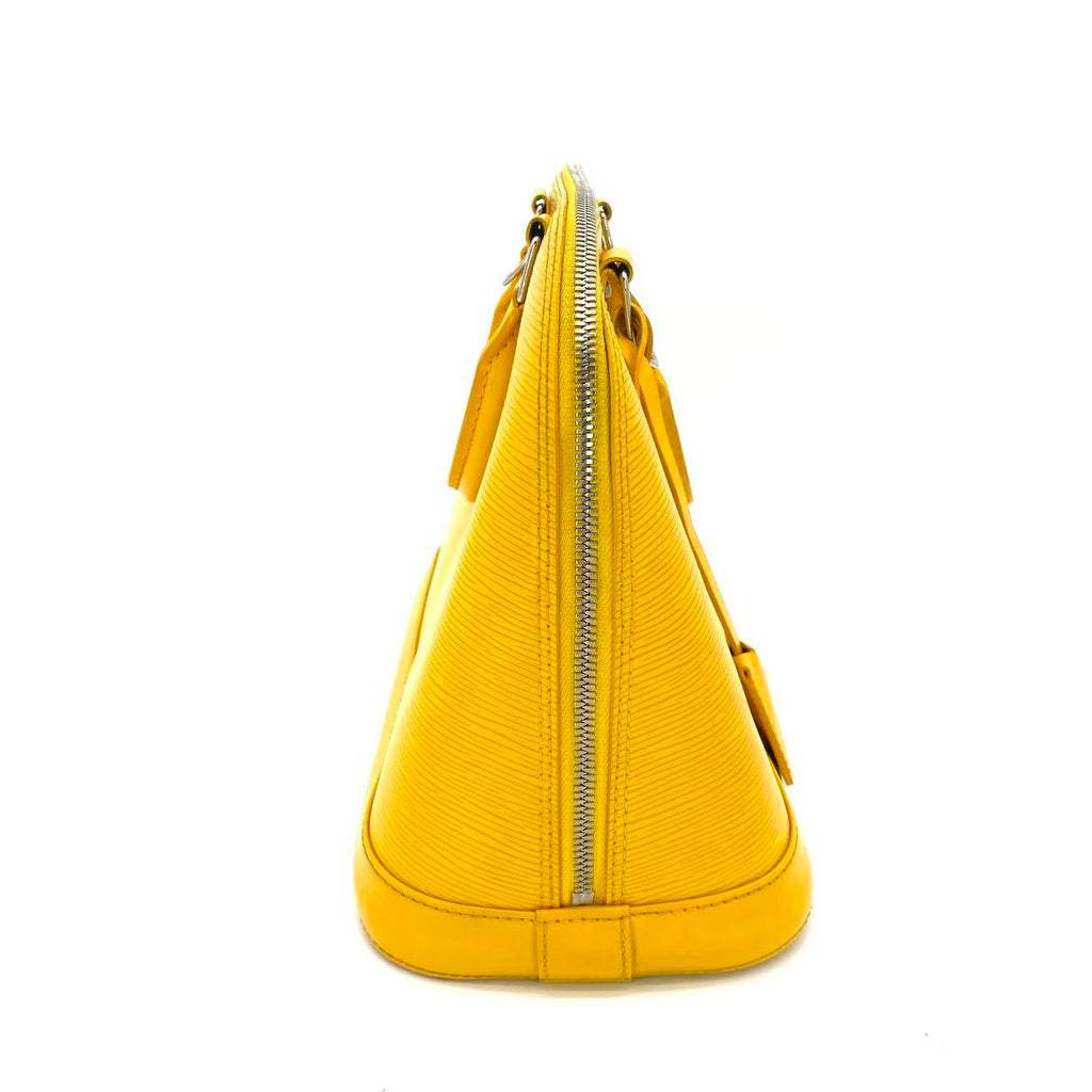 Citron Epi Leather Alma PM Bag