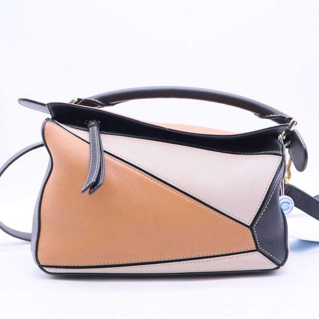 Puzzle Bag Leather Small Twins