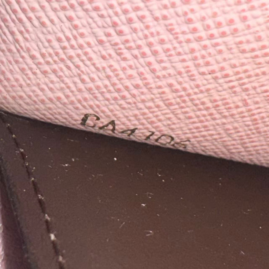 louis vuitton Monogram Emilie Portefeuille marron twins