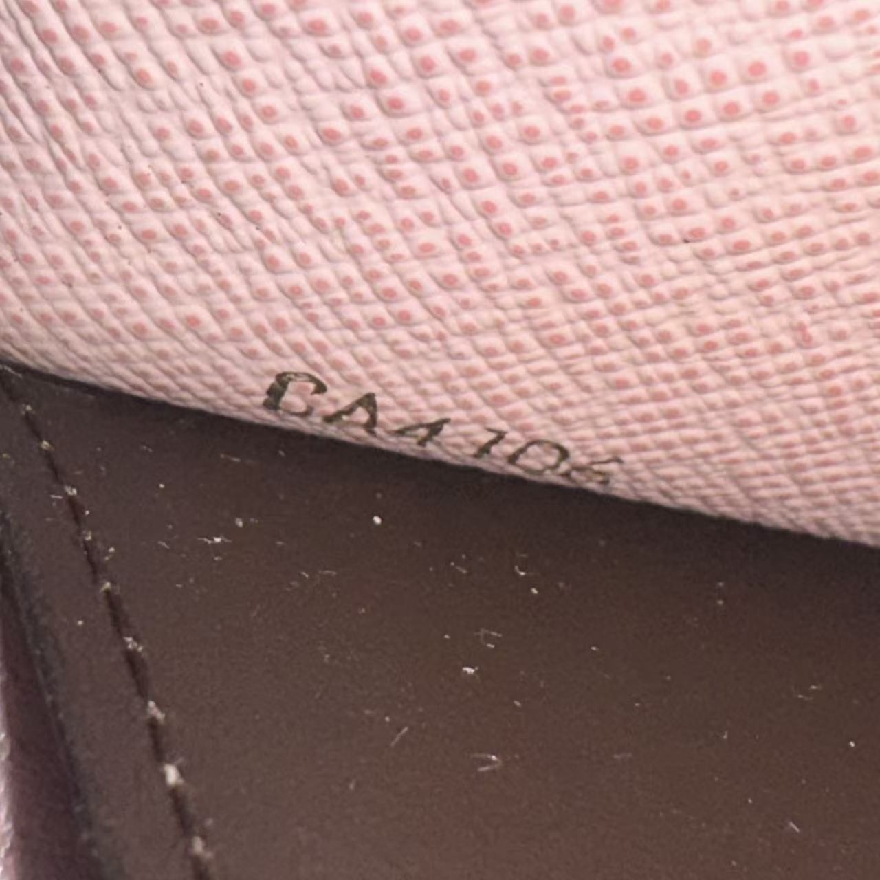 louis vuitton Monogram Emilie Portefeuille marron twins