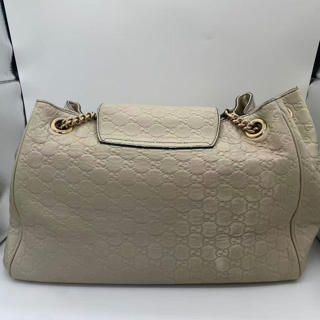 Gucci Large Guccissima Emily Chain Shoulder bag