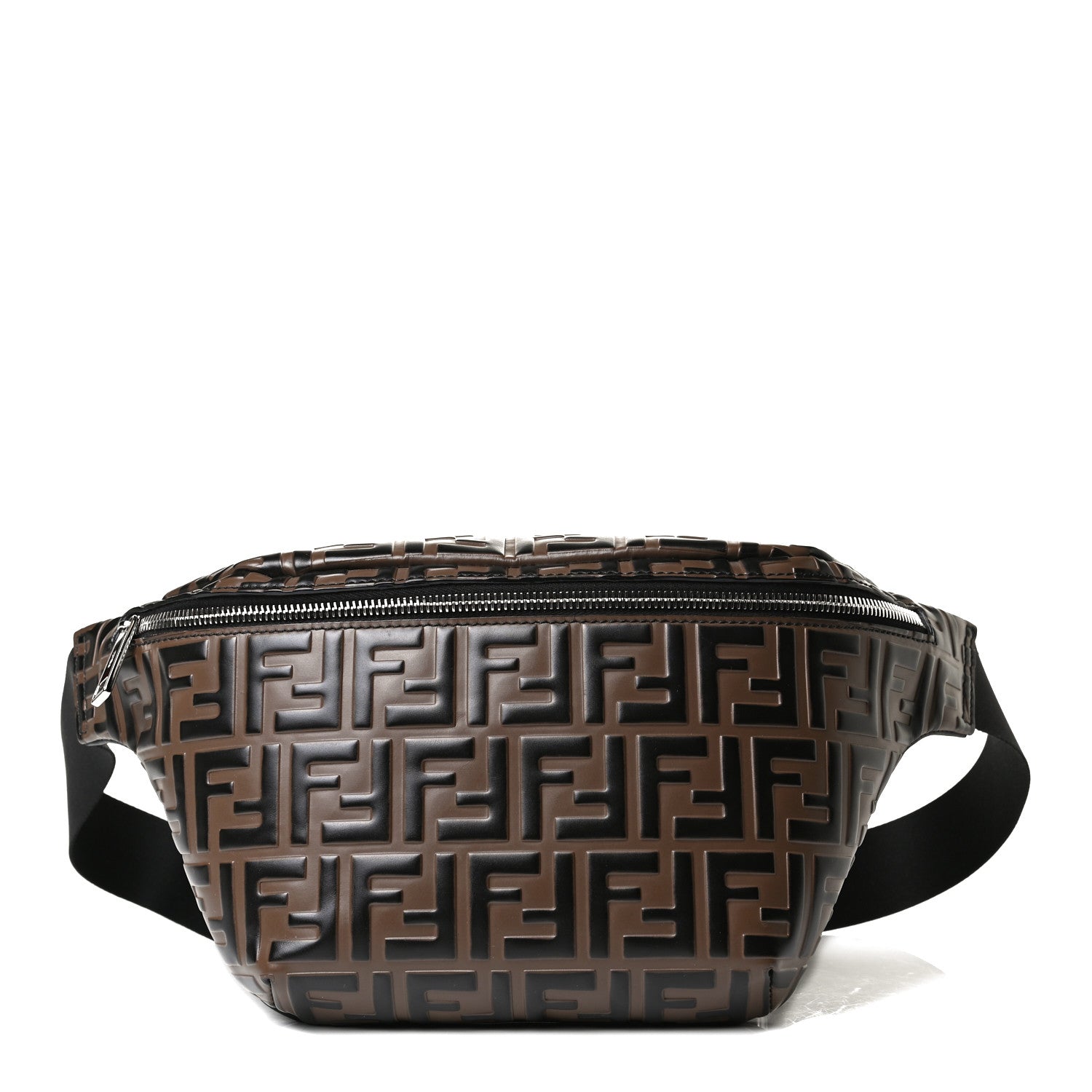 Vitello Waist Bag Zucca Coated Canvas Twins