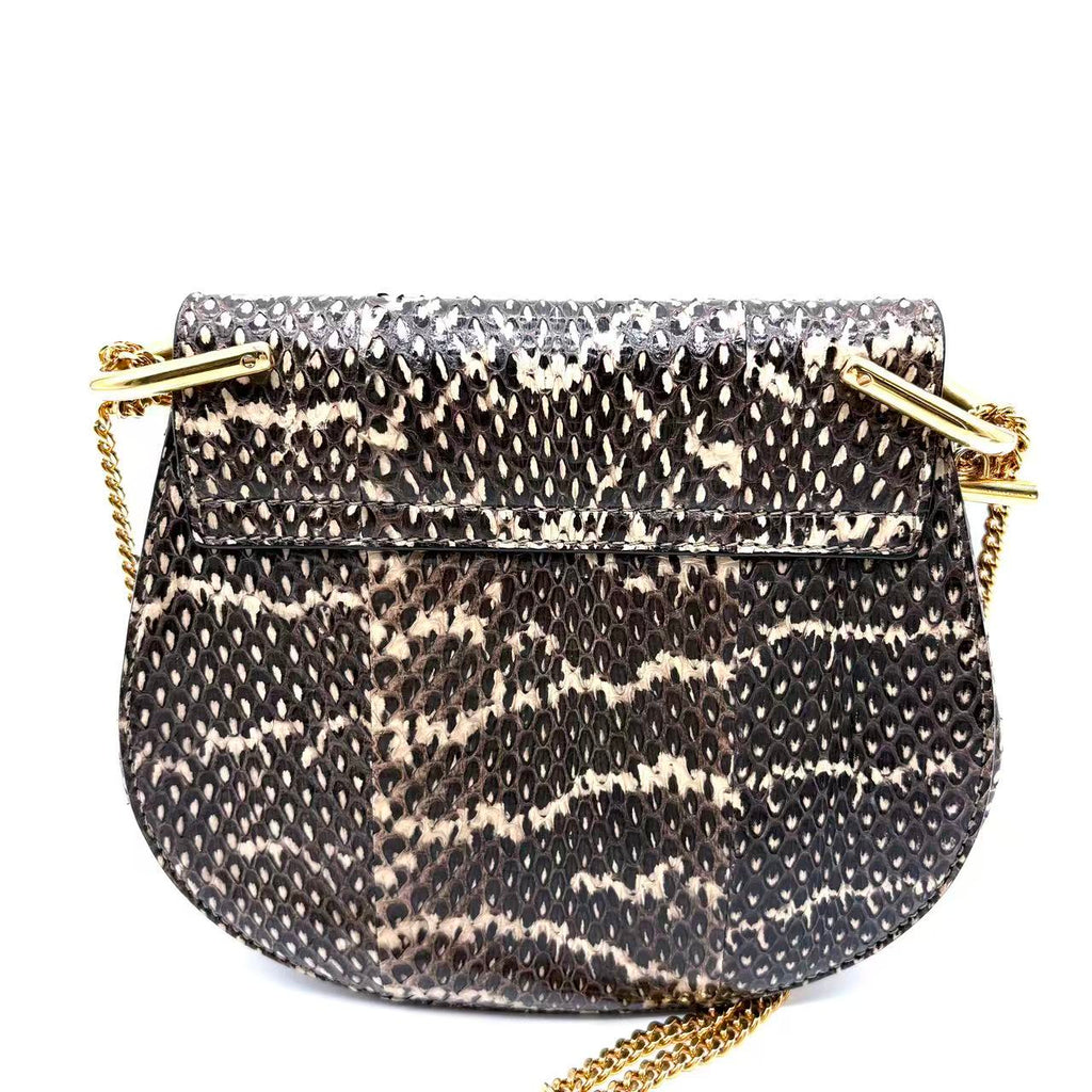 Drew python handbag