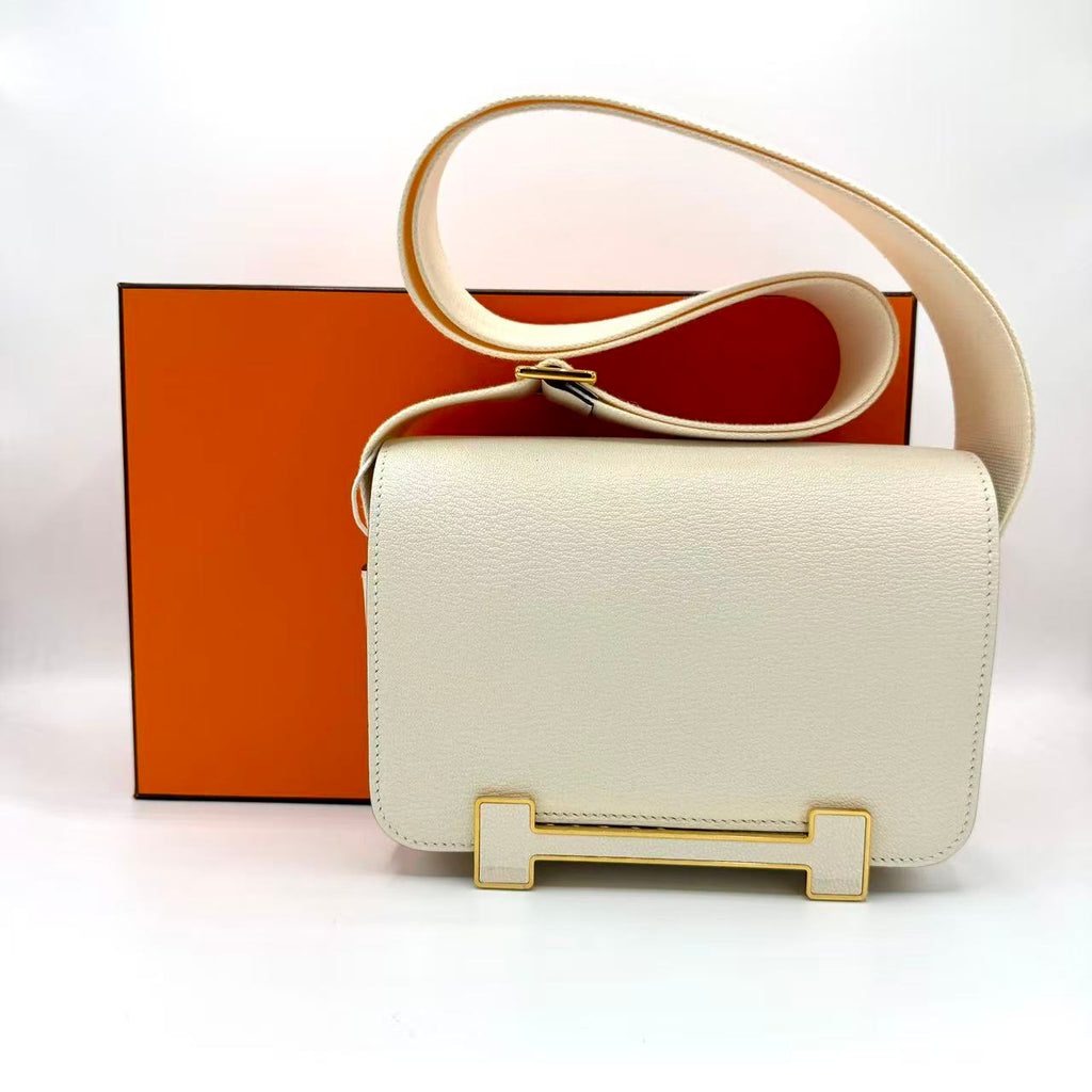 Geta Bag Nata Chevre Gold Hardware