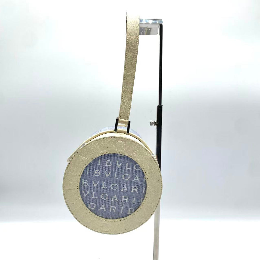 Bvlgari Canvas Shoulder Bag Vintage