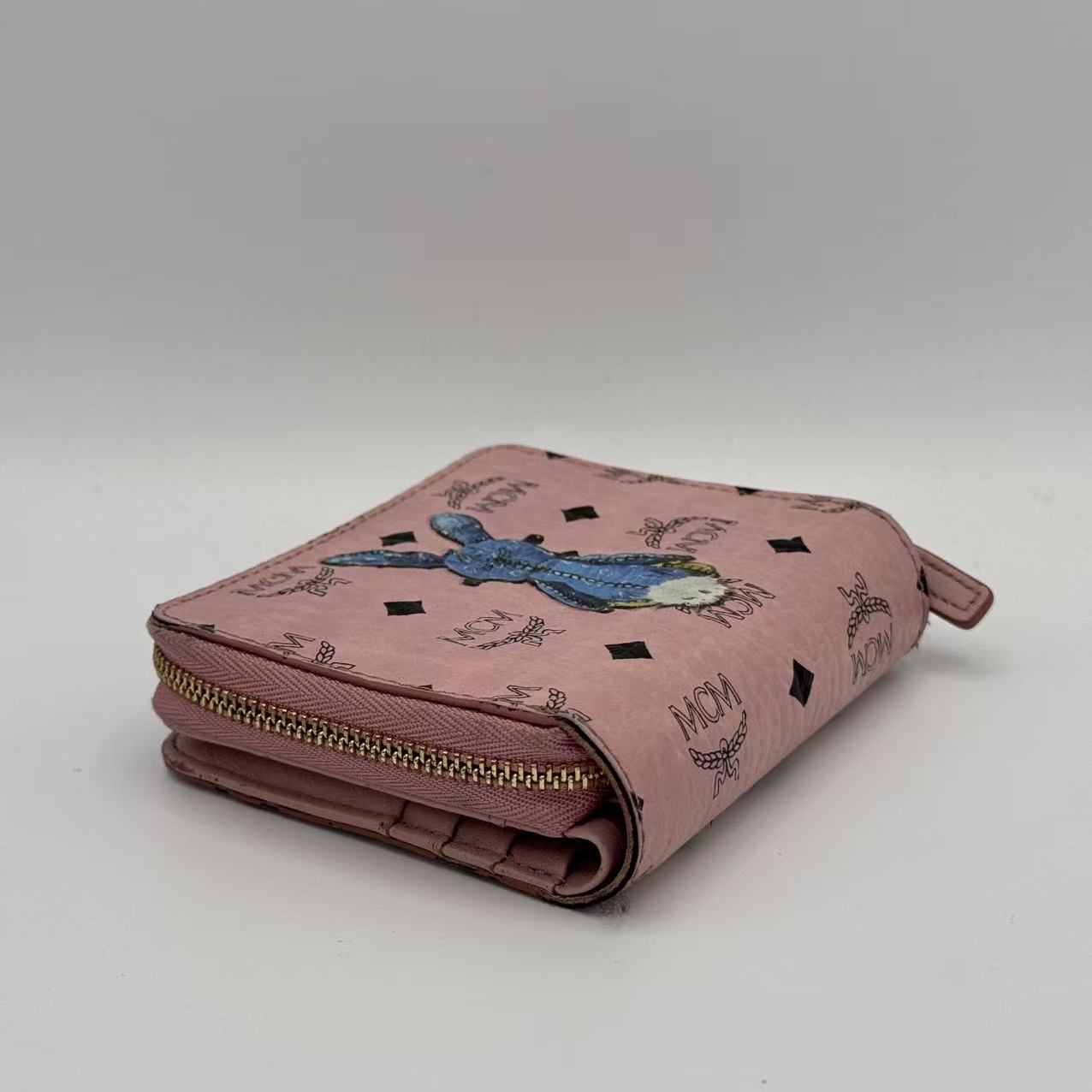Visetos Rabbit Zip Around Wallet Pink