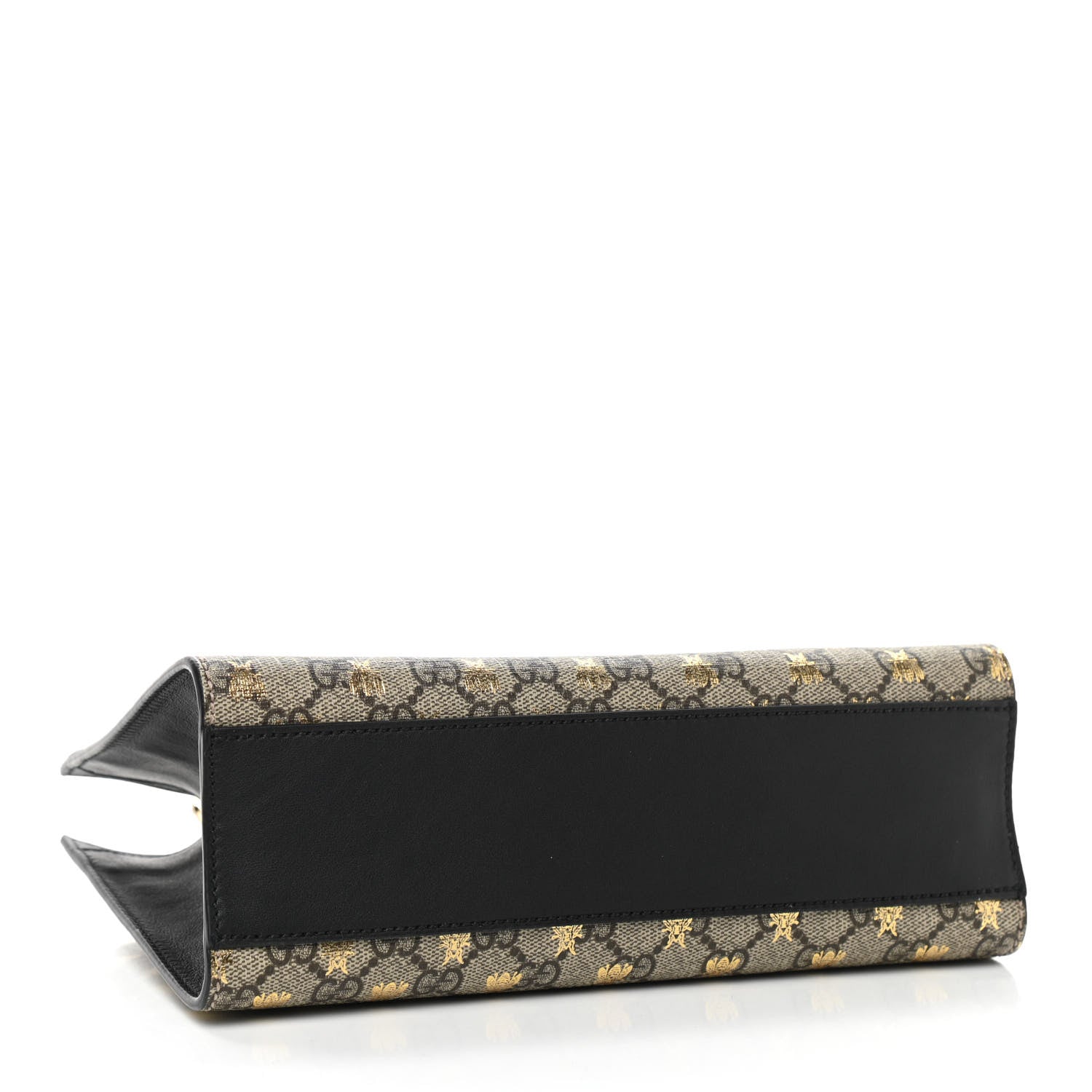 GG Supreme Monogram Bees Small Padlock Tote Beige Oro Black Limit Edition - twins