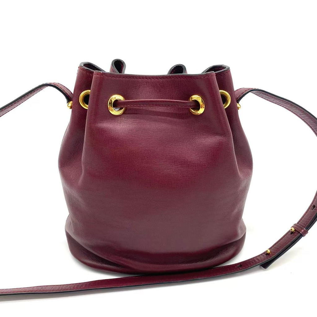 Leather Bucket Bag