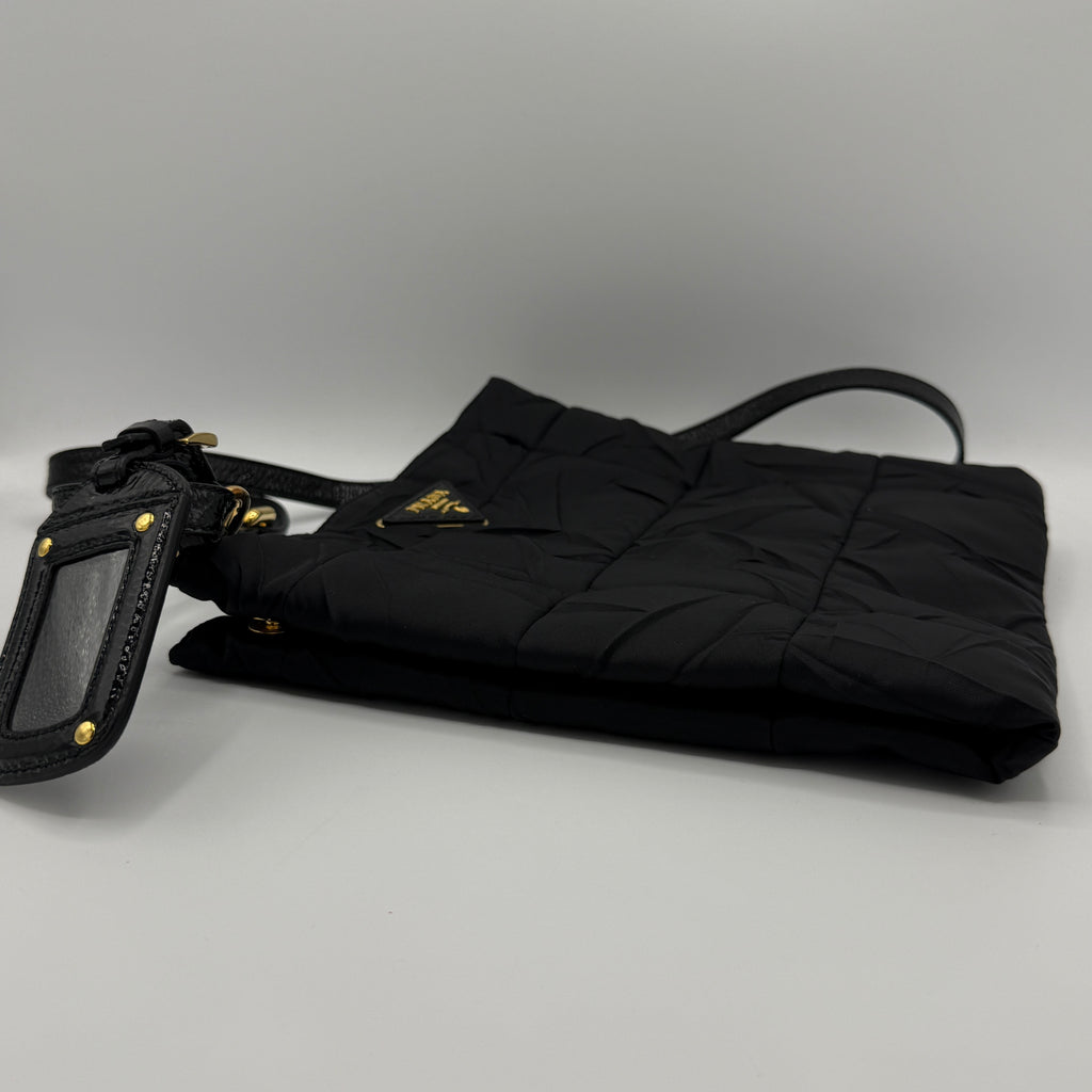 Naplak-Trimmed Tessuto Crossbody