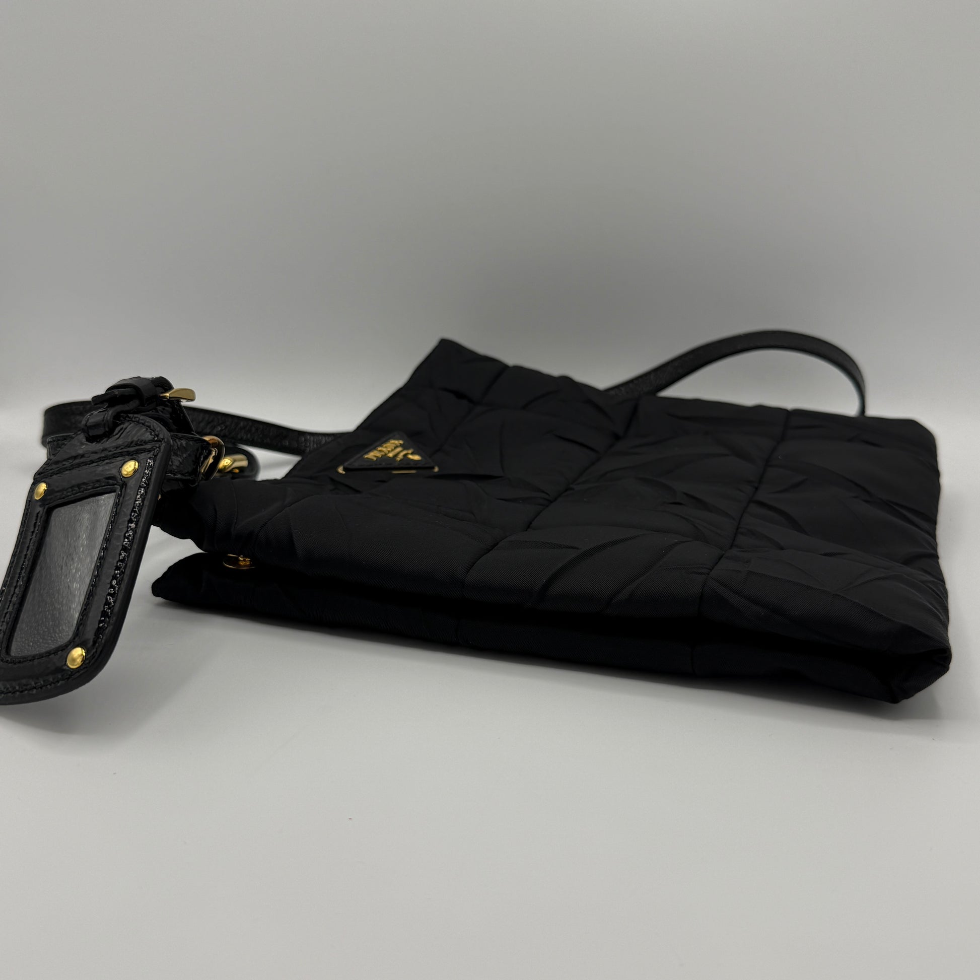 Naplak-Trimmed Tessuto Crossbody
