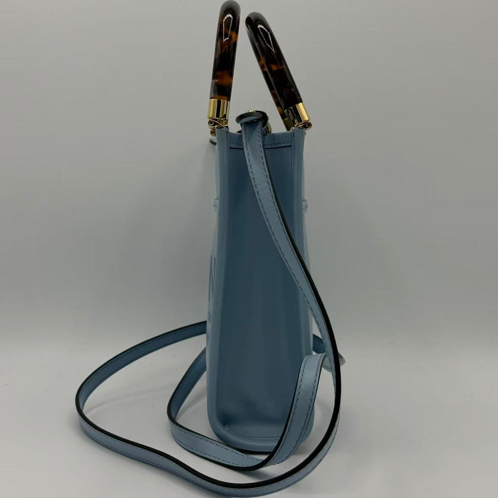 Sunshine Shopper Tote Leather Mini