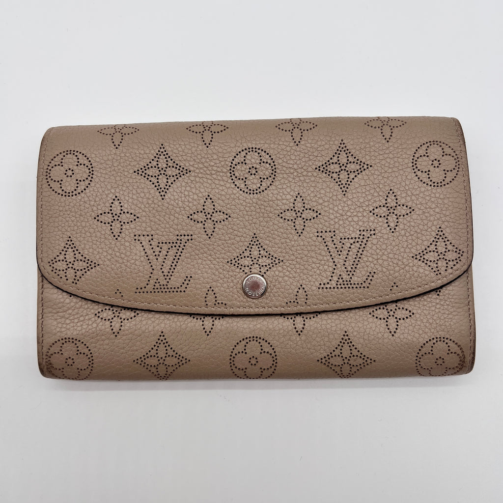 Gray Mahina Monogram Iris Wallet