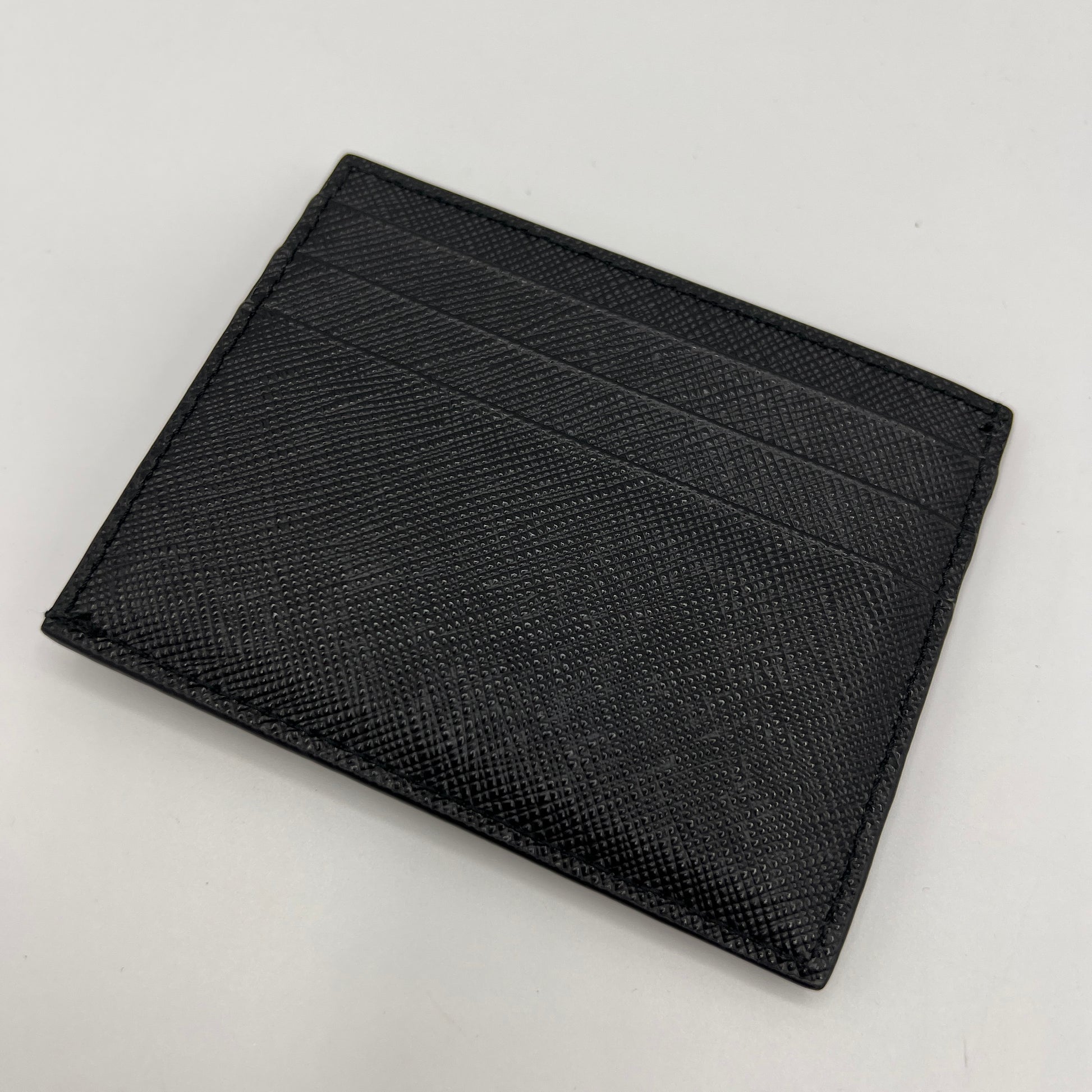 Saffiano Card Holder Black